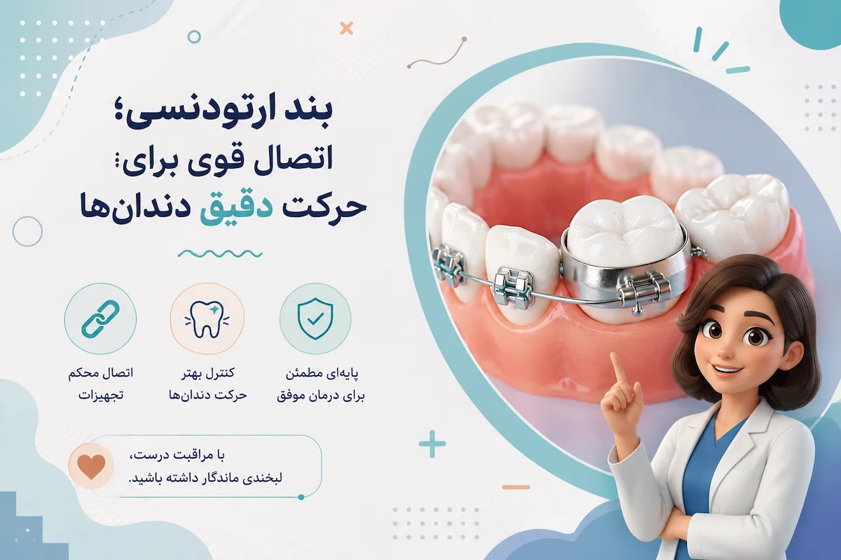 شل شدن بند ارتودنسی